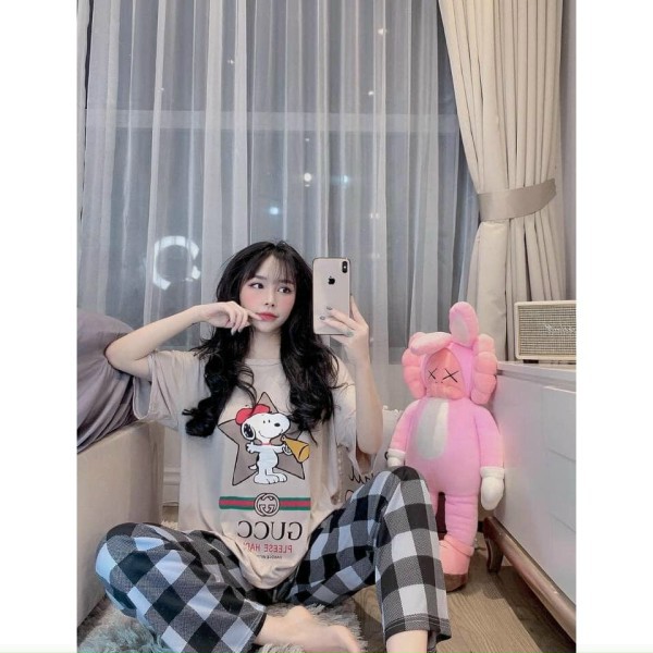 Bộ Đồ Ngủ Nữ Hoạt Hình Dễ Thương | BigBuy360 - bigbuy360.vn