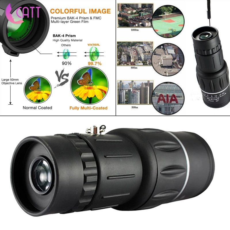 Kính Viễn Vọng BAK4 HD Đơn Cho Chim / Cắm Trại