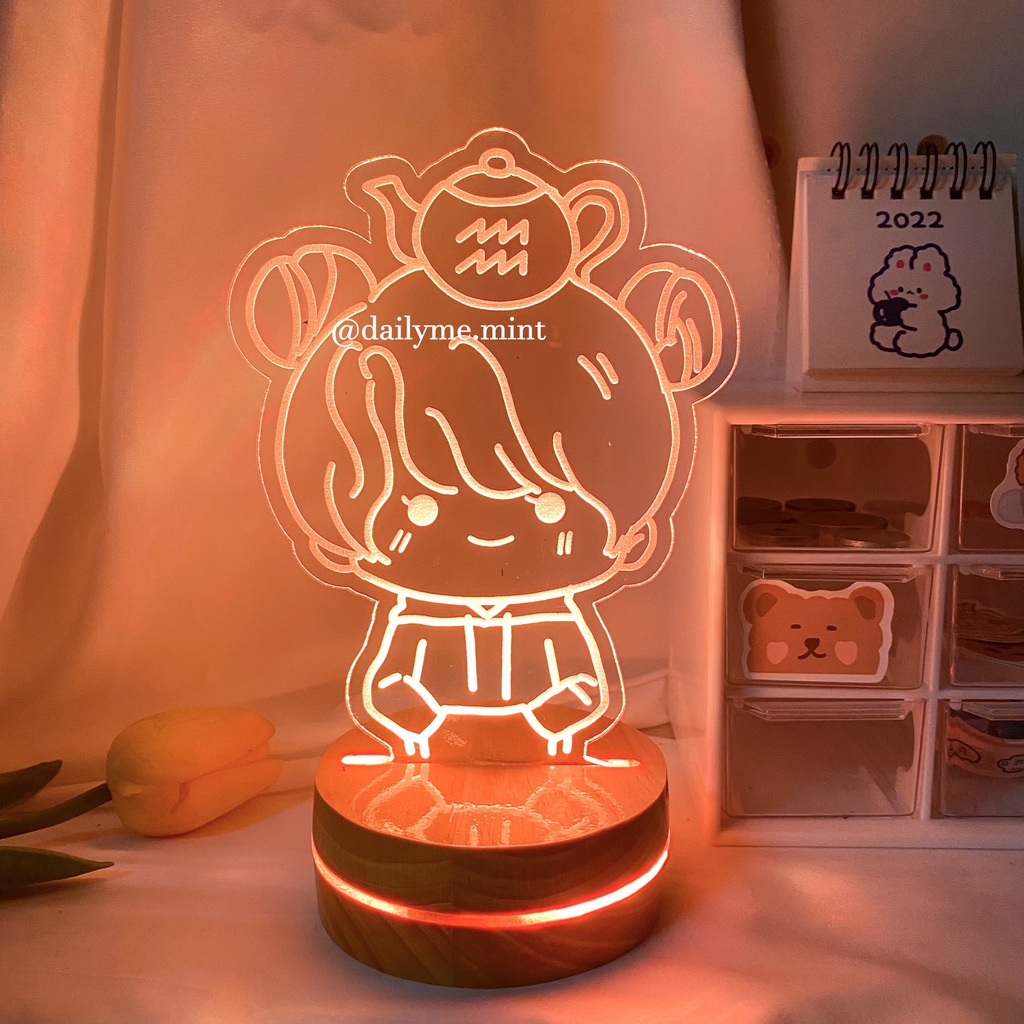 Đèn Ngủ Led 3D Cung Hoàng Đạo - dailyme