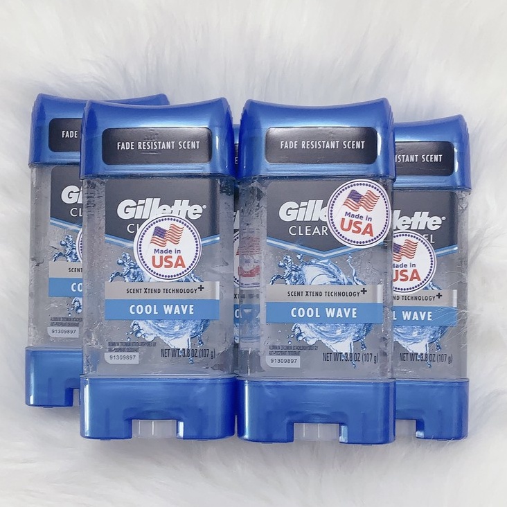 Lăn khử mùi nam Gillette Cool Wave Clear Gel 107g