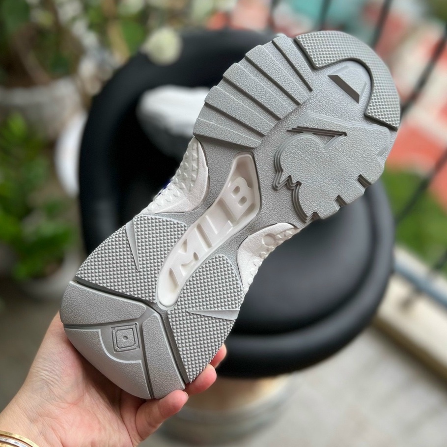 Giày Sneaker MLB Chunky LA  Thể Thao Nam Nữ Da Bò Đế Độn 2 Lớp Cao Cấp Full Size