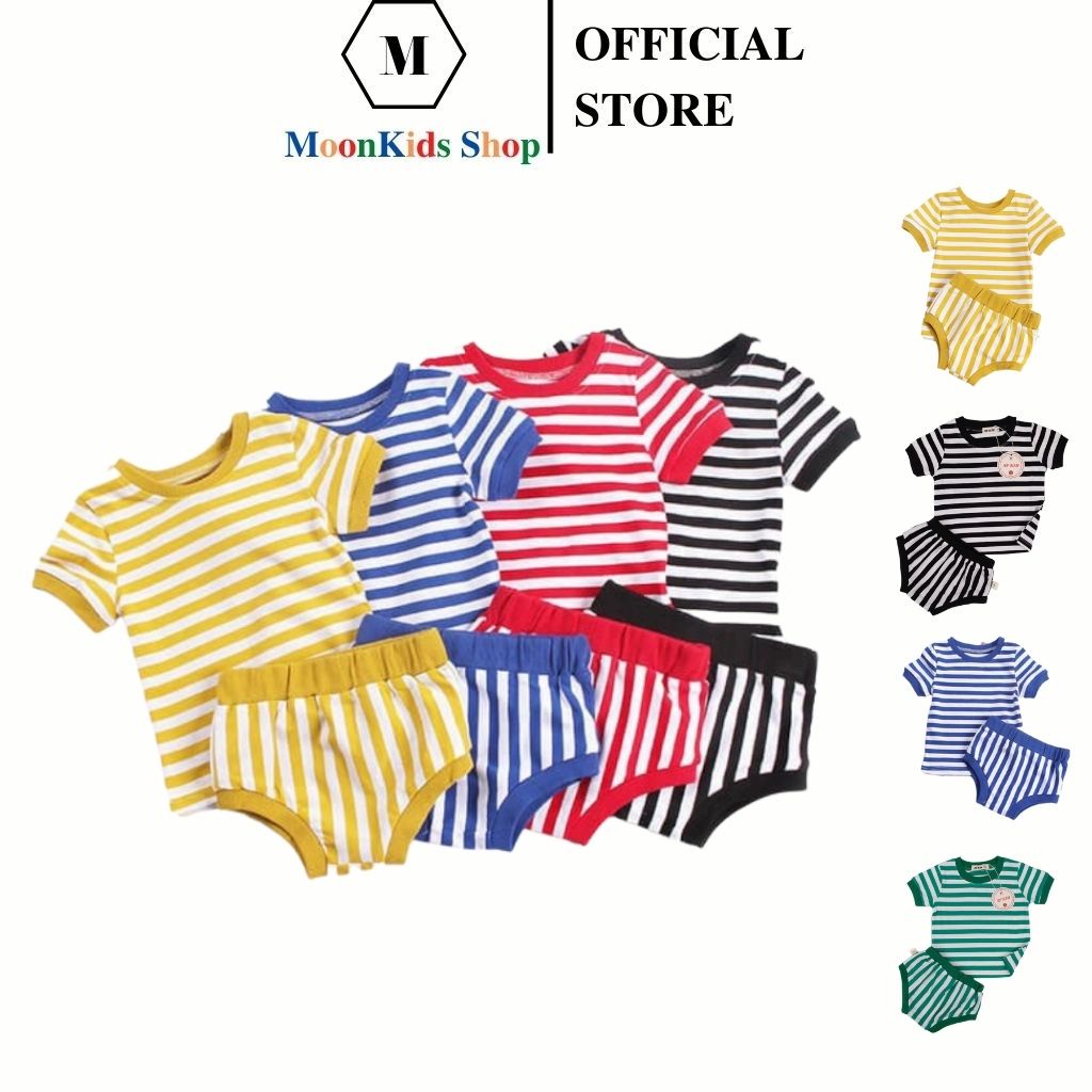 Bộ Chip Cho Bé👕Họa Tiết Sọc👕body chip Thun Lạnh 100%,bé trai bé gái từ 6-16kg,hàng có sẵn giao ngay,co giãn