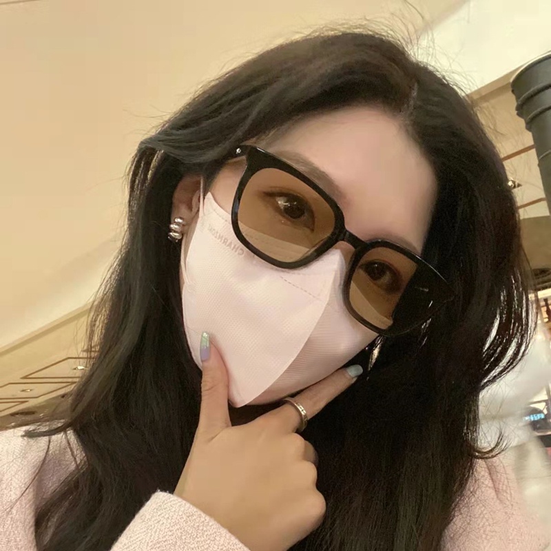 Kính Mát Gọng Vuông Phẳng Acetate 2022 Viền Cong Mềm Chống Tia UV 99.9% Sự Bảo Vệ