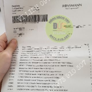 Đủ Bill Đức- Dầu gội xả Schauma (hàng Đức đủ Bill)