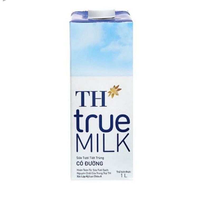 Sữa TH true milk hộp 1 lít