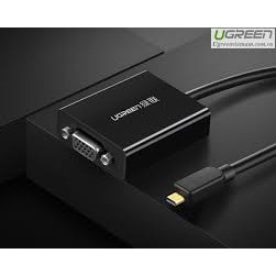 Cáp chuyển đổi Micro HDMI to VGA Ugreen 40268 - Hàng chính hãng cao cấp, bảo hành 18 tháng