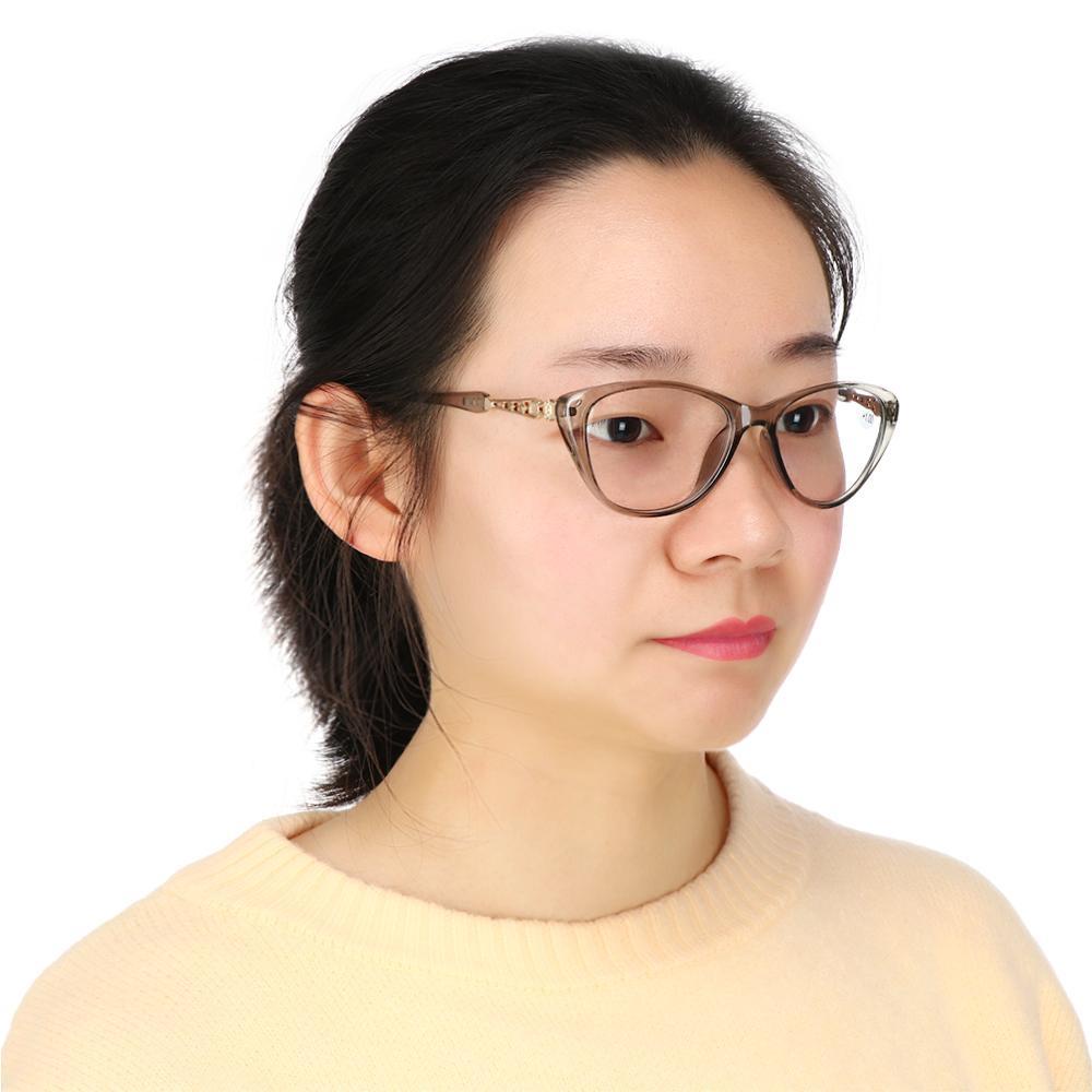 YVE +1.0~+4.0 Cat Eye Reading Glasses Portable Computer Goggles Vision Care Hyperopia Glasses