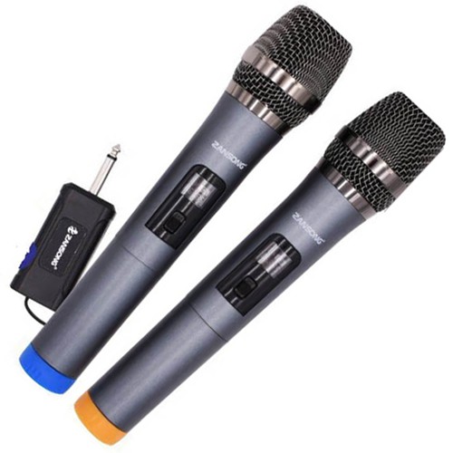 Bộ 2 Micro Blueotooth Karaoke Zansong V19