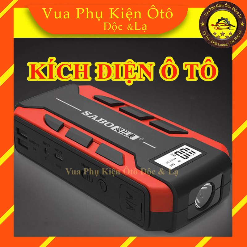 Bộ kích điện bình ắc quy ô tô SABO 20.000 mAh- Bộ đề nổ đa năng tích hợp pin dự phòng