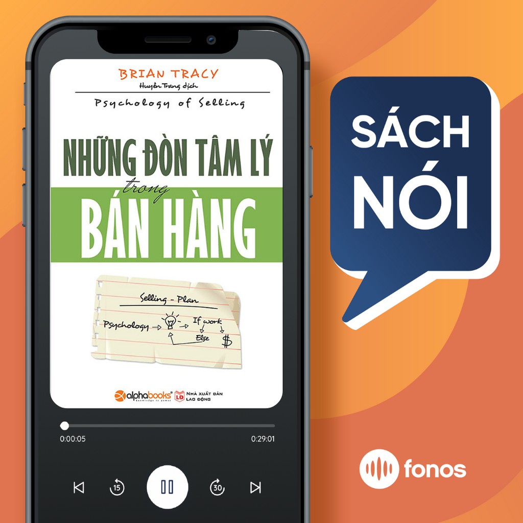 Toàn quốc - [EVoucher] Sách nói: Những Đòn Tâm Lý Trong Bán Hàng