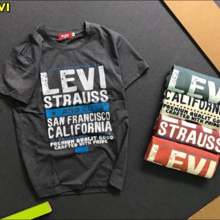 Áo cổ tròn in Levis
