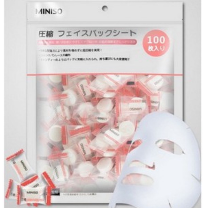 MẶT NẠ GIẤY NÉN CẤP ẨM THẢI ĐỘC MINISO NHẬT BẢN CHÍNH HÃNG | BigBuy360 - bigbuy360.vn