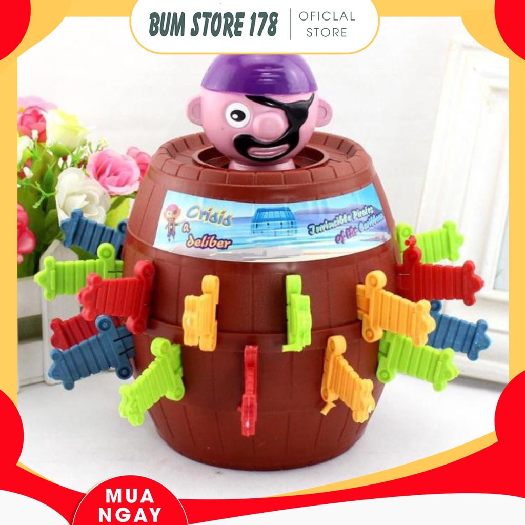 Bộ Đồ Chơi Đâm Hải Tặc - Trò chơi Đâm Hải Tặc SIÊU KỊCH TÍNH (Lớn)
