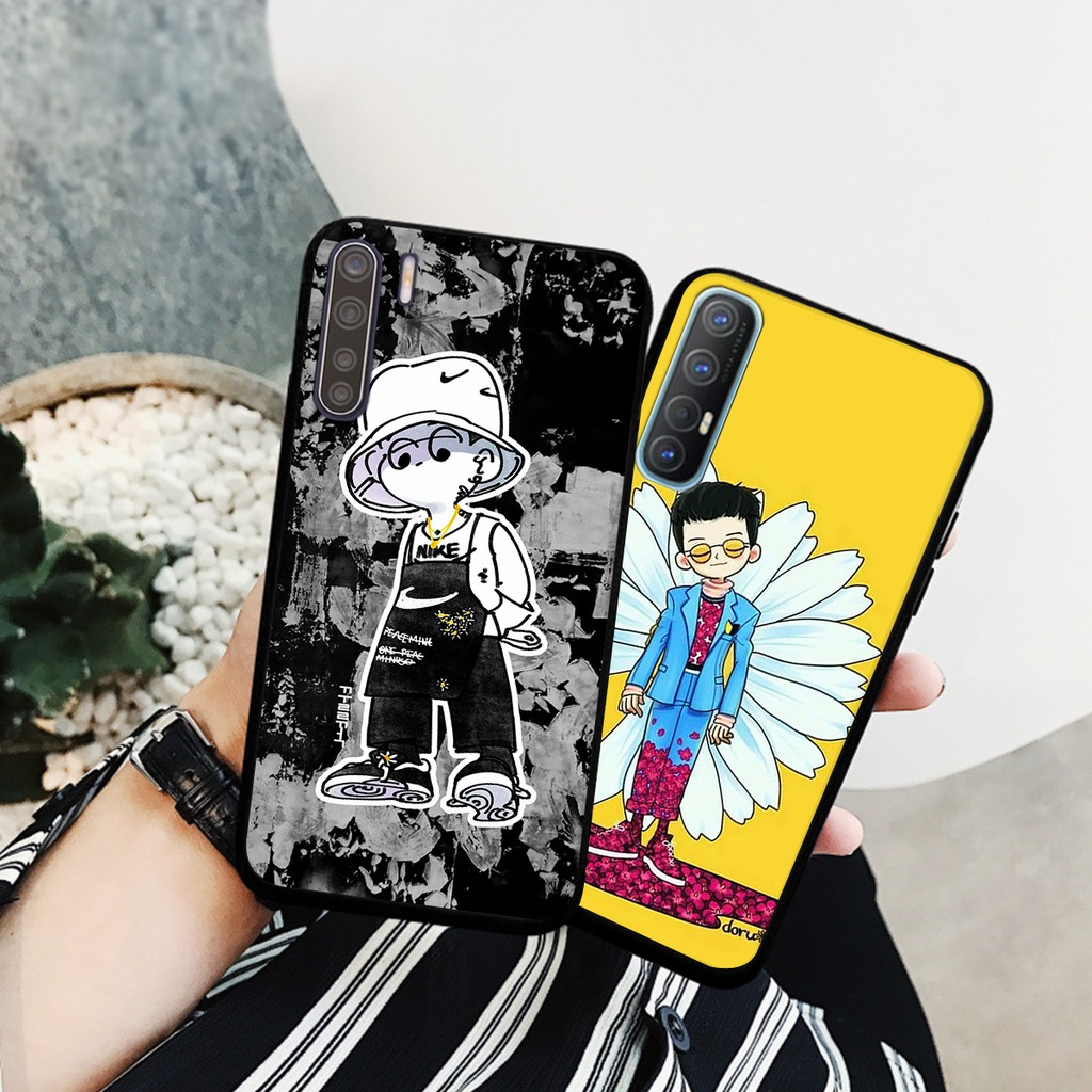 Ốp lưng điện thoại OPPO RENO 3 - RENO 3 PRO in hình hoa cúc peaminusone - Doremistorevn