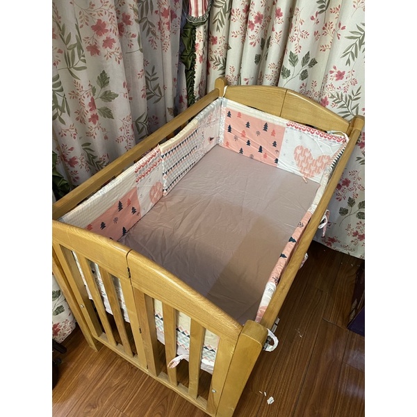 Quây cũi cho bé vải thô lụa Hàn Quốc