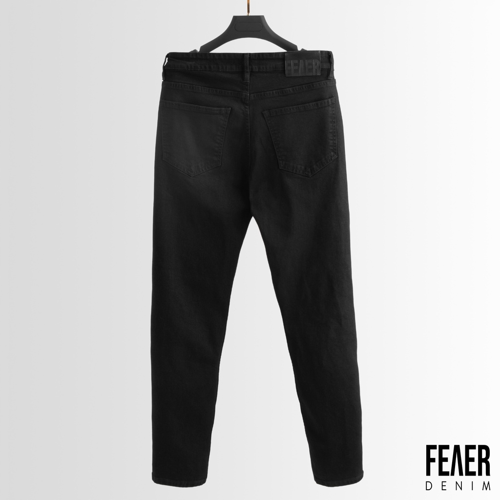 Quần jean nam FEAER DENIM chất thoáng và co dản vải bền bỉ BASIC SLIM FIT BLACK | BigBuy360 - bigbuy360.vn