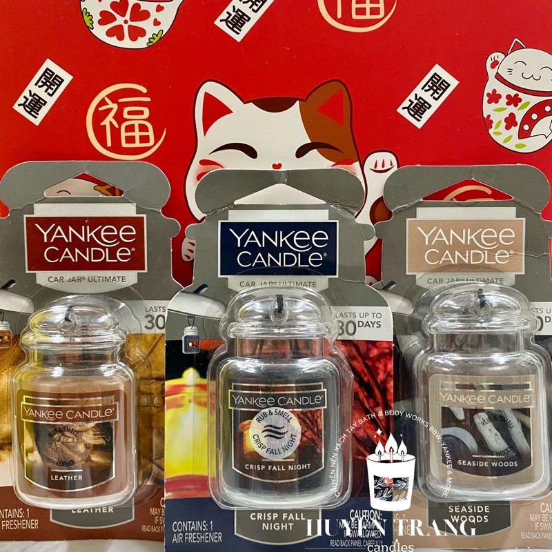 Sáp thơm treo xe hơi oto, treo tủ quần áo hãng Yankee Candle USA