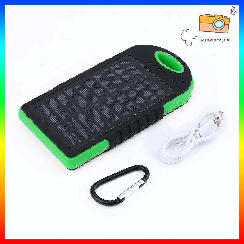 Sạc Dự Phòng Sử Dụng Năng Lượng Mặt Trời 100000mah Có Đèn Led