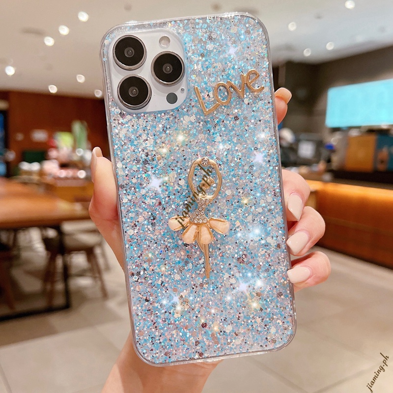 Ốp Điện Thoại Hình Cô Gái Múa Ba Lê Cho OPPO A5S A3S A12E A12 A31 A9 A5 2020 A15 A15S A35 A53 A32 2020 A52 A72 A92 A71 A16K A83 A54 4G A55 5G