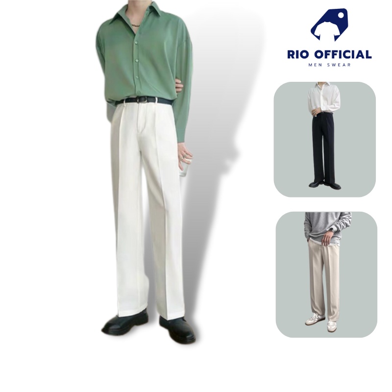 Quần âu nam, quần âu ống rộng 20cm form rộng trẻ trung năng động unisex basic phong cách hàn dáng rộng mẫu mới