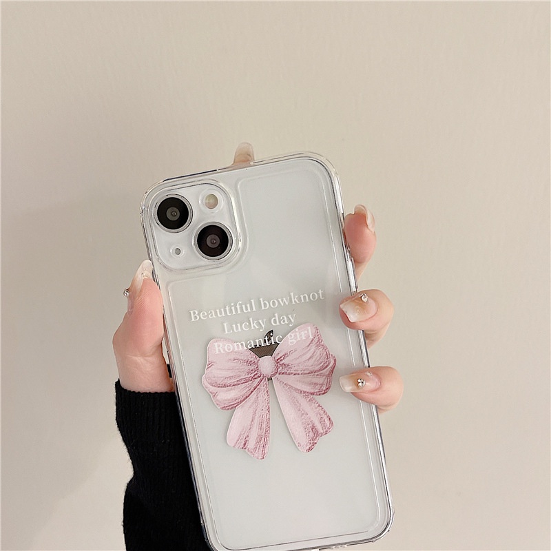 Ốp lưng iphone Ốp Điện Thoại Kiểu Khung Ảnh Thắt Nơ Phù Hợp Cho iphone 11/12 14pro 8 Dinuo case
