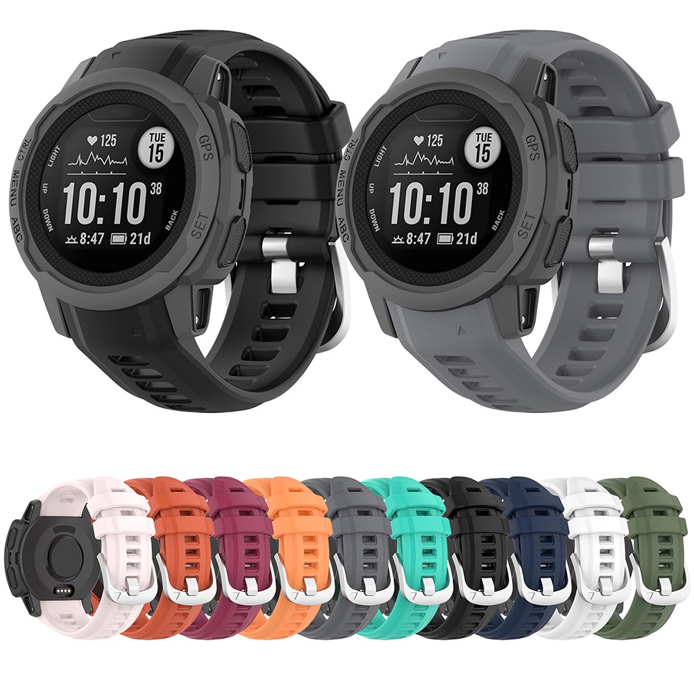 Dây Đeo Silicon Mềm Cho Đồng Hồ Thông Minh Garmin Instinct 2S