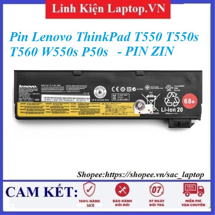⚡️ Pin laptop Lenovo ThinkPad T550 T550s T560 W550s P50s