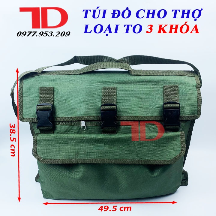 Túi đựng đồ nghề sửa chữa loại ngang size đại, túi đựng đa năng tiện lợi