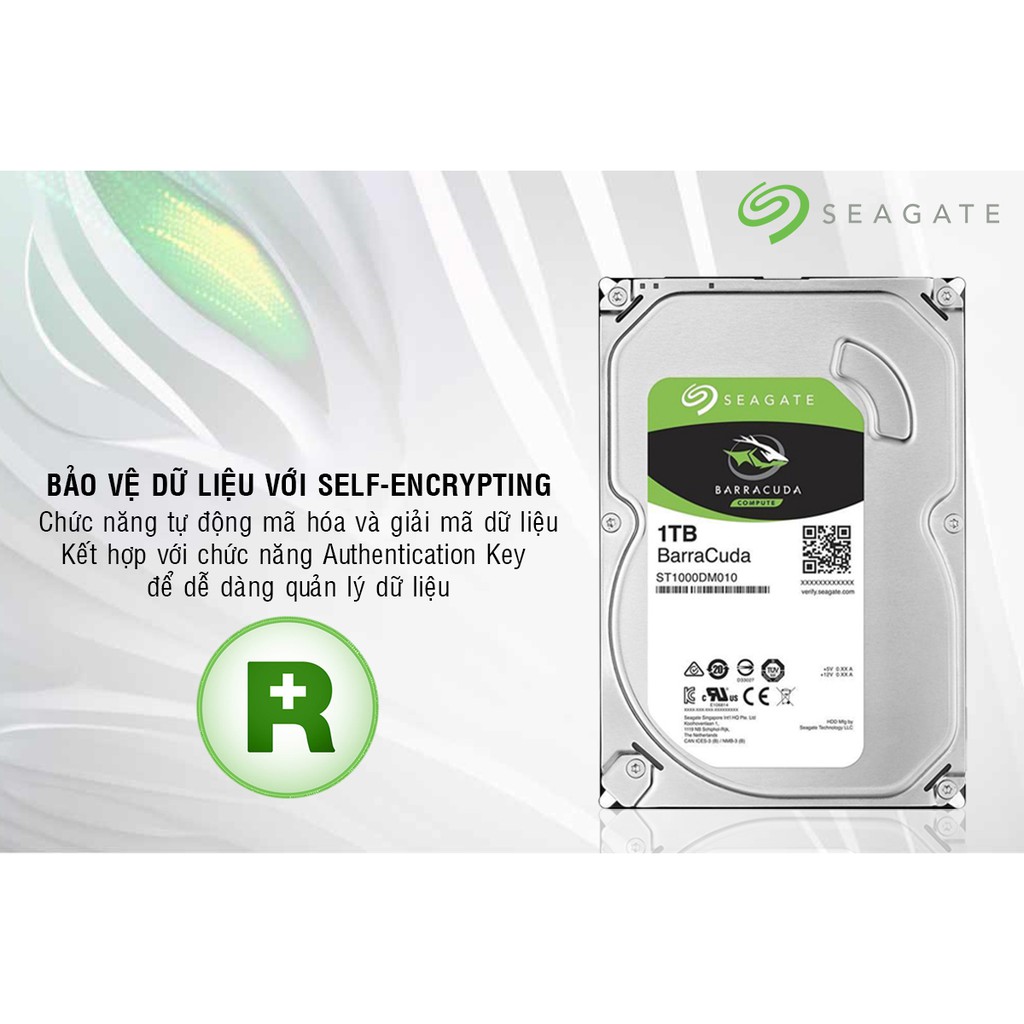 Ổ cứng HDD Seagate Barracuda 1TB 3.5" SATA 3 - ST1000DM010