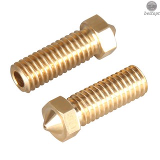 B&o 5pcs volcano nozzle m6 1.75mm extruder stainless steel/brass nozzle 0.2/0.3/0.4/0.5/0.6mm for 3d printer head
