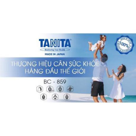 Cân sức khỏe và phân tích cơ thể Tanita BC859 - Nhật Bản (Chính hãng)