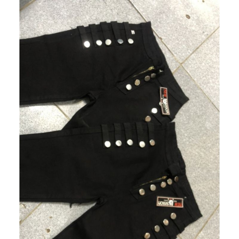 QUẦN DÀI KAKI NỮ ÔM ĐÍNH NHIỀU NÚT HÌNH CHỤP THẬT SIZE 40-60KG