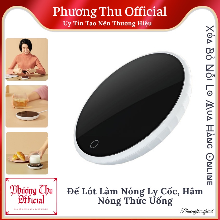 Đế hâm nóng Ly Cốc, Hâm Nóng Thức Uống Nhanh, Tiện Dụng Cho Mọi Gia Đình, Nhiệt Độ Giữ Nóng 55° C, Bảo Hành 6 Tháng