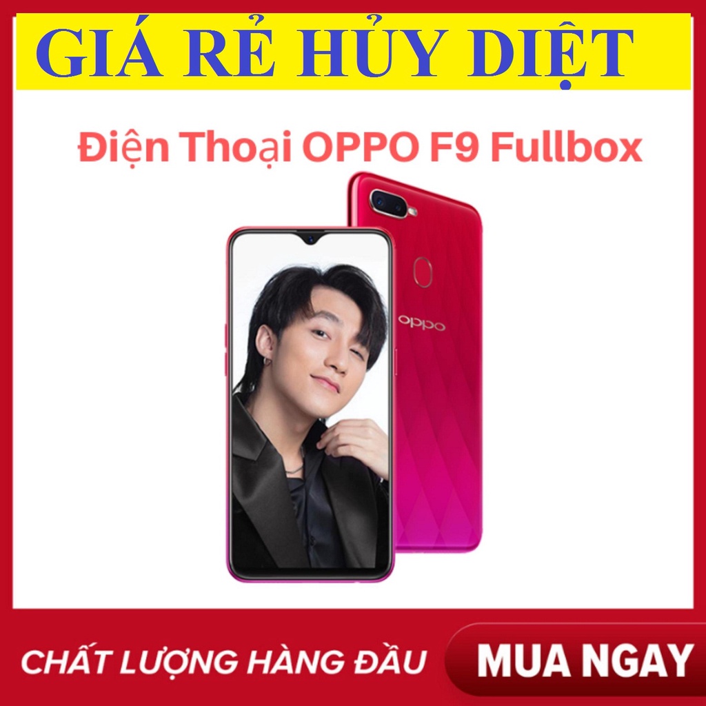 [ RẺ VÔ ĐỊCH ] điện thoại Oppo F9 Pro Chính Hãng 2sim ram 8/256G - Camera sắc nét, Cân Game nặng mượt - GGS 01