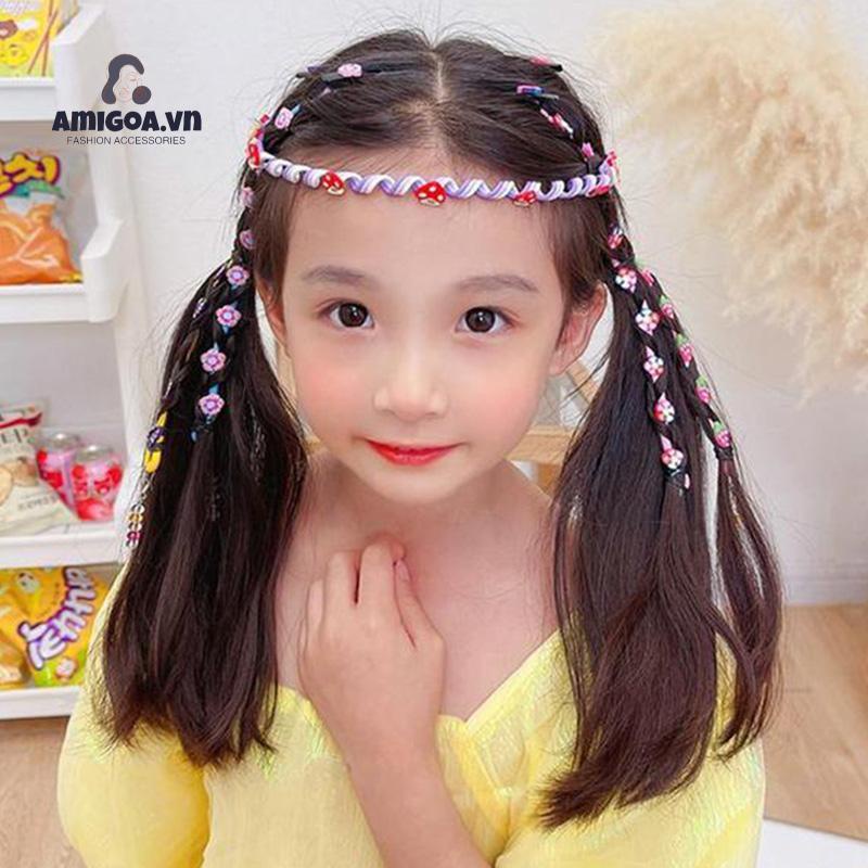 ✨✨Dụng Cụ Tết Tóc Xoăn Bằng Sắt Tây Tạng Nhiều Màu Cho Nữ