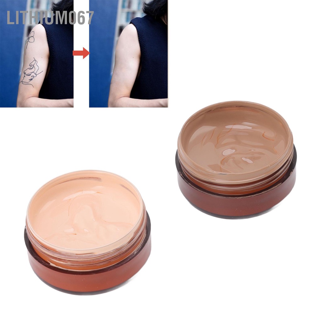 Lithium067 Kem che hình xăm khuyết điểm chống nước hiệu quả Lâu Dài Vết Sẹo Dấu Ấn Phủ Đầy Đủ Trang 2 Màu