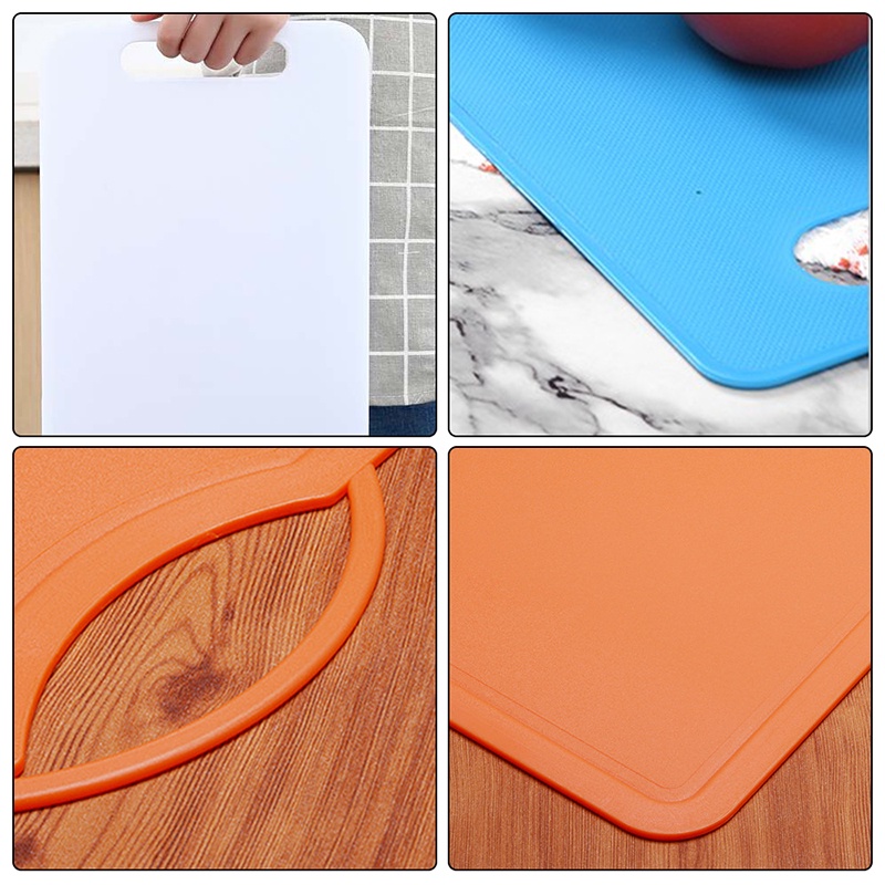 Tấm thớt bằng nhựa chống trượt tiện dụng cho cắt rau củ thức ăn nhà bếp