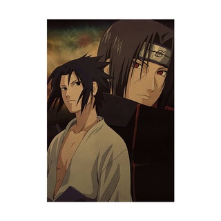 Poster Phim Anime Naruto "Itachi & Sasuke" 50.5x35cm