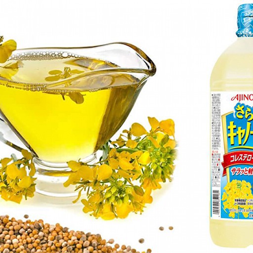Dầu Ăn Hoa Cải Ajinomoto Nhật Bản 1000g date t1/2024