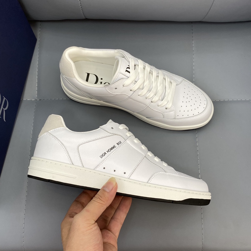 Giày sneakers nam cao cấp da thật DIOR CD thiết kế trẻ trung, năng động mang phong cách thể thao
