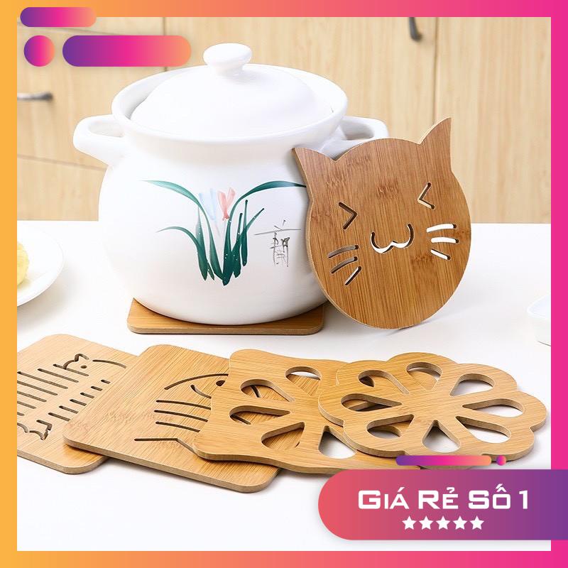 LÓT NỒI BẰNG GỖ HÌNH KUTE
