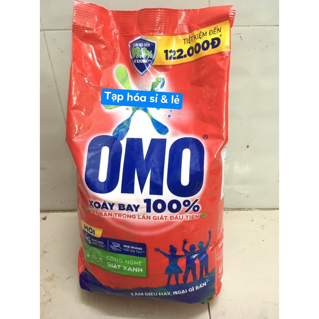 Bột Giặt omo đỏ 5,8kg / omo tinh dầu vàng 5,3kg