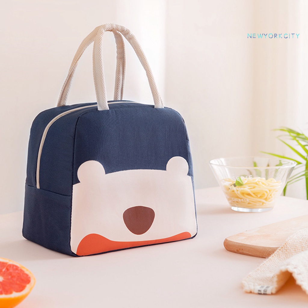 Túi Đựng Hộp Cơm Trưa NYC Lót Giấy Nhôm Dày Giữ Nhiệt Chống Thấm Nước