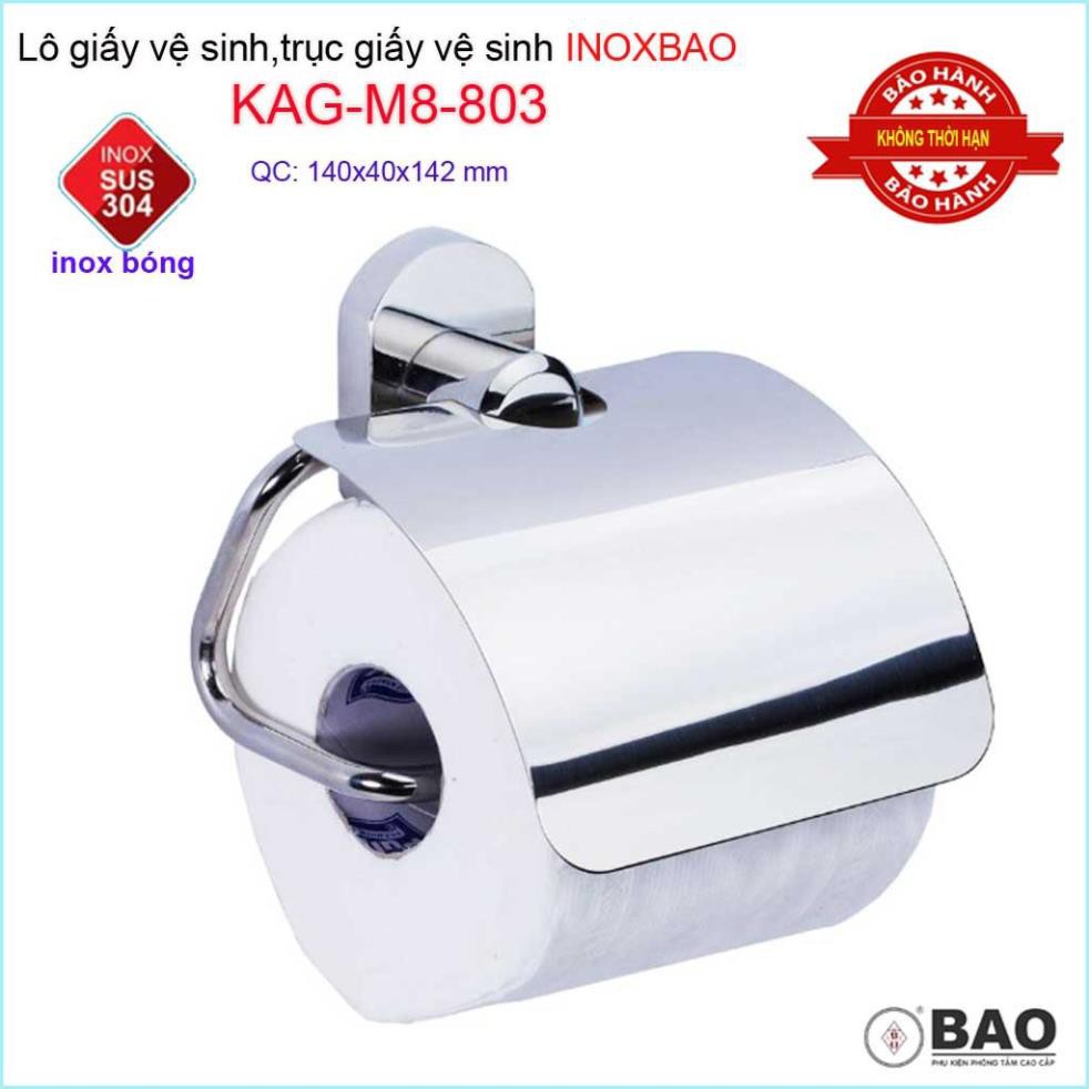 Hộp đựng giấy vệ sinh Inox Bảo KAG-M8-803