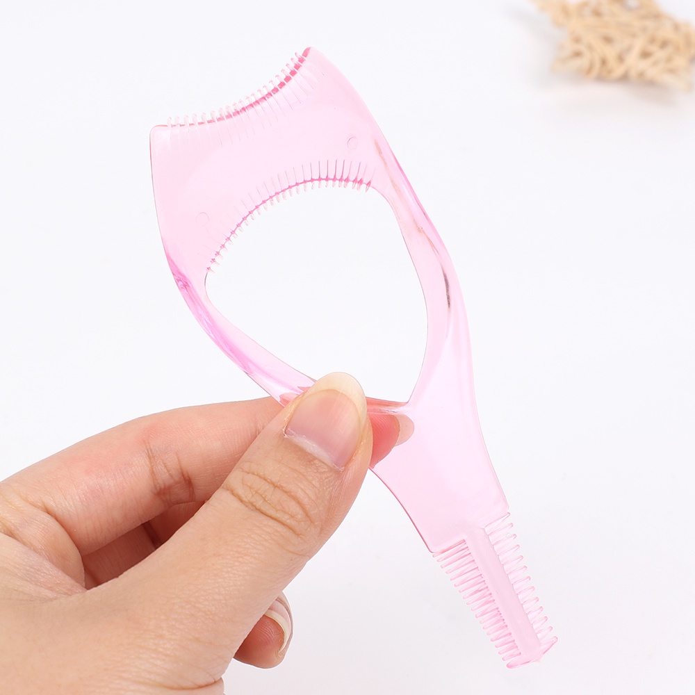 Lược Chải Lông Mi Đa Năng 3 Trong 1 Bằng Nhựa Trong Suốt