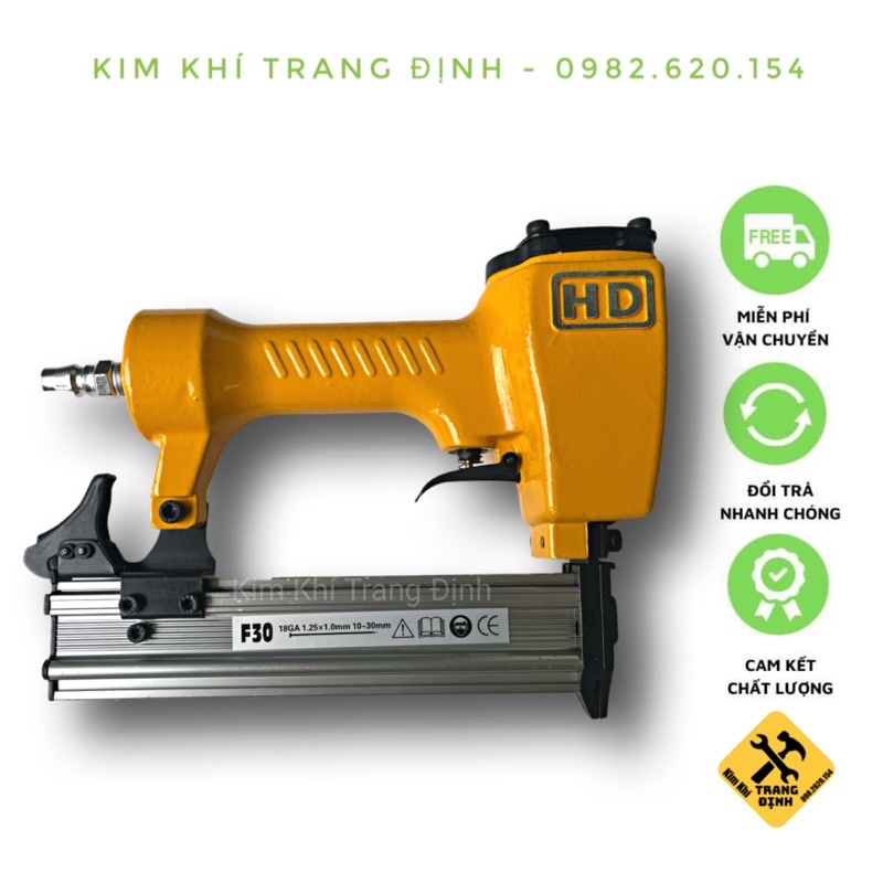 Súng bắn đinh thẳng - súng bắn gỗ dùng hơi F30 HD