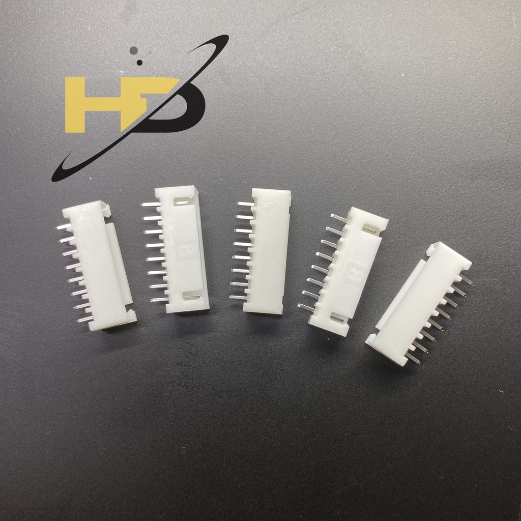 Bộ 50 Đầu Nối XH2.54 2.54mm, Jack Đực Thẳng Loại 2A - 3A - 4A - 5A - 6A - 7A - 8A - 9A - 10A - 12A