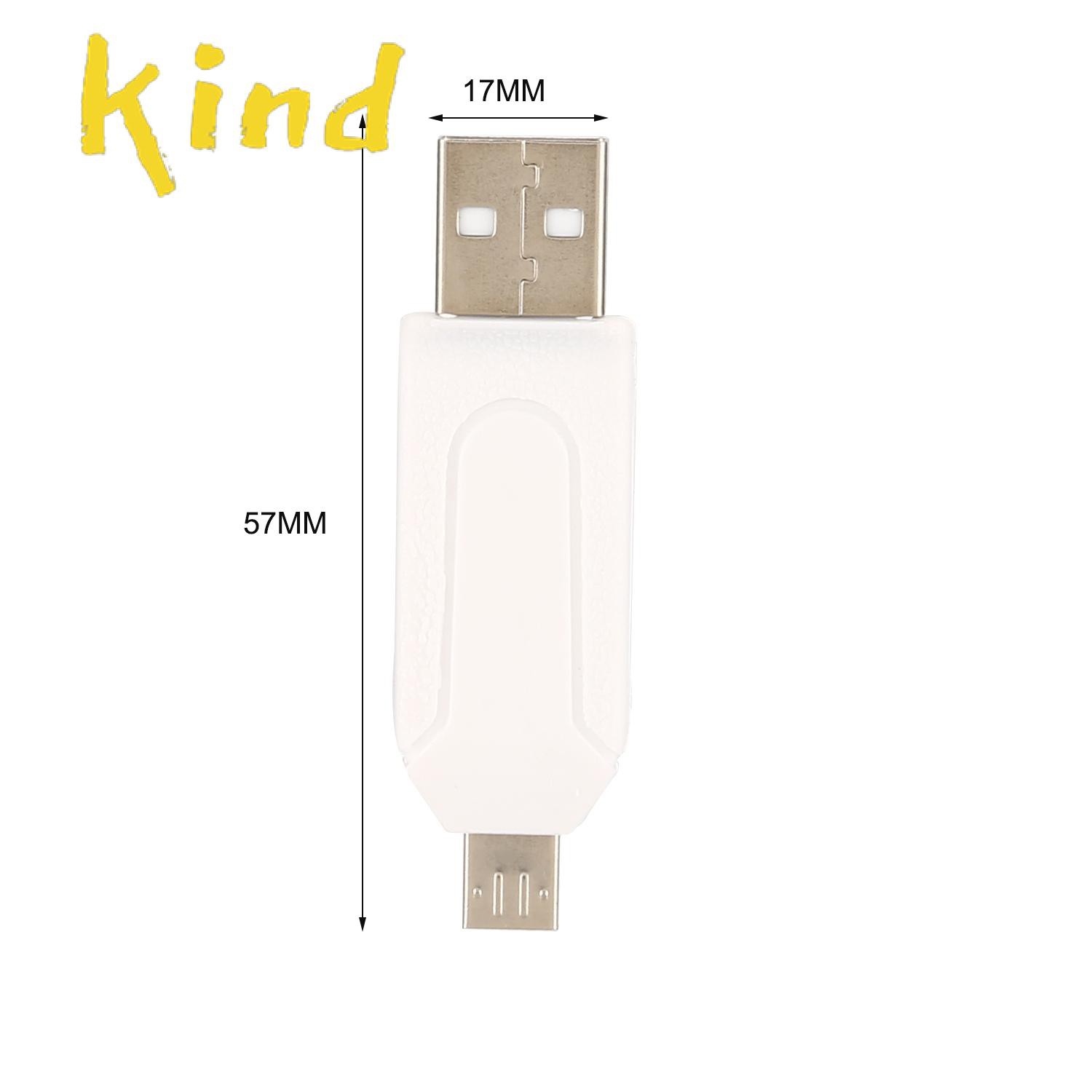 Đầu Đọc Thẻ Nhớ Micro Usb Otg Sang Usb 2.0 Sd / Micro Sd | BigBuy360 - bigbuy360.vn