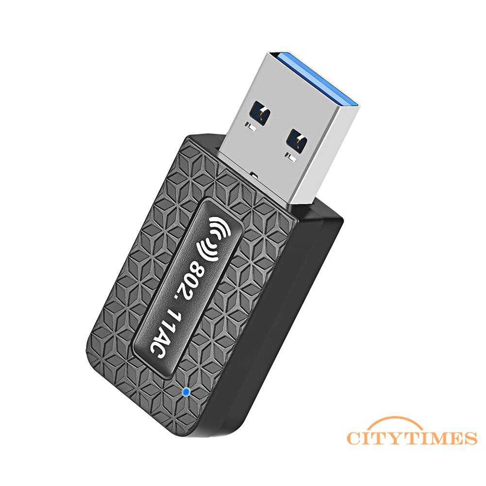 Usb 3.0 Wifi Dongle 1300mbps Ci 2.4 + 5ghz