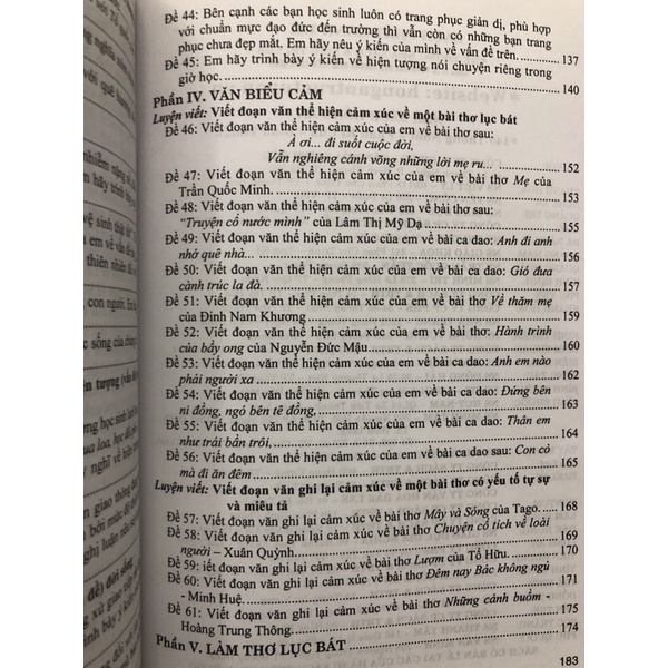 Sách - Hướng dẫn Nói và Viết Văn nghị luận biểu cảm, thuyết minh Lớp 6